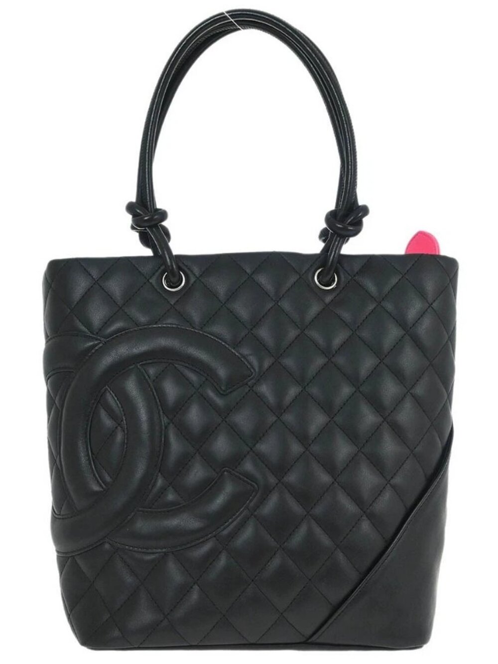 Chanel Black Calfskin Cambon Ligne Tote Handbag 187168 - Picture 1 of 14